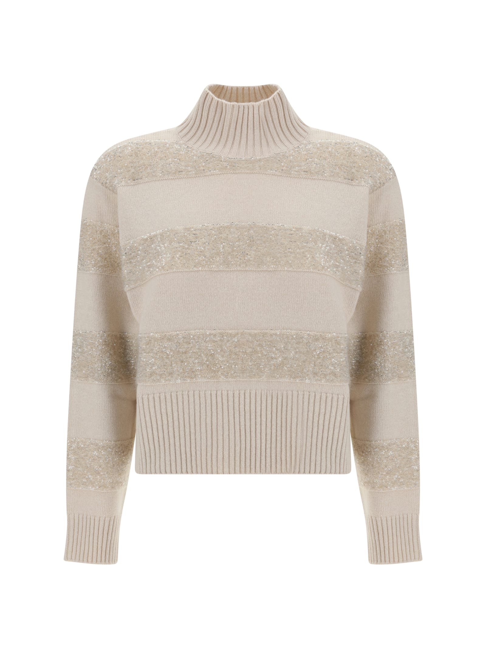 Brunello Cucinelli Wool And Silk Knit Sweater