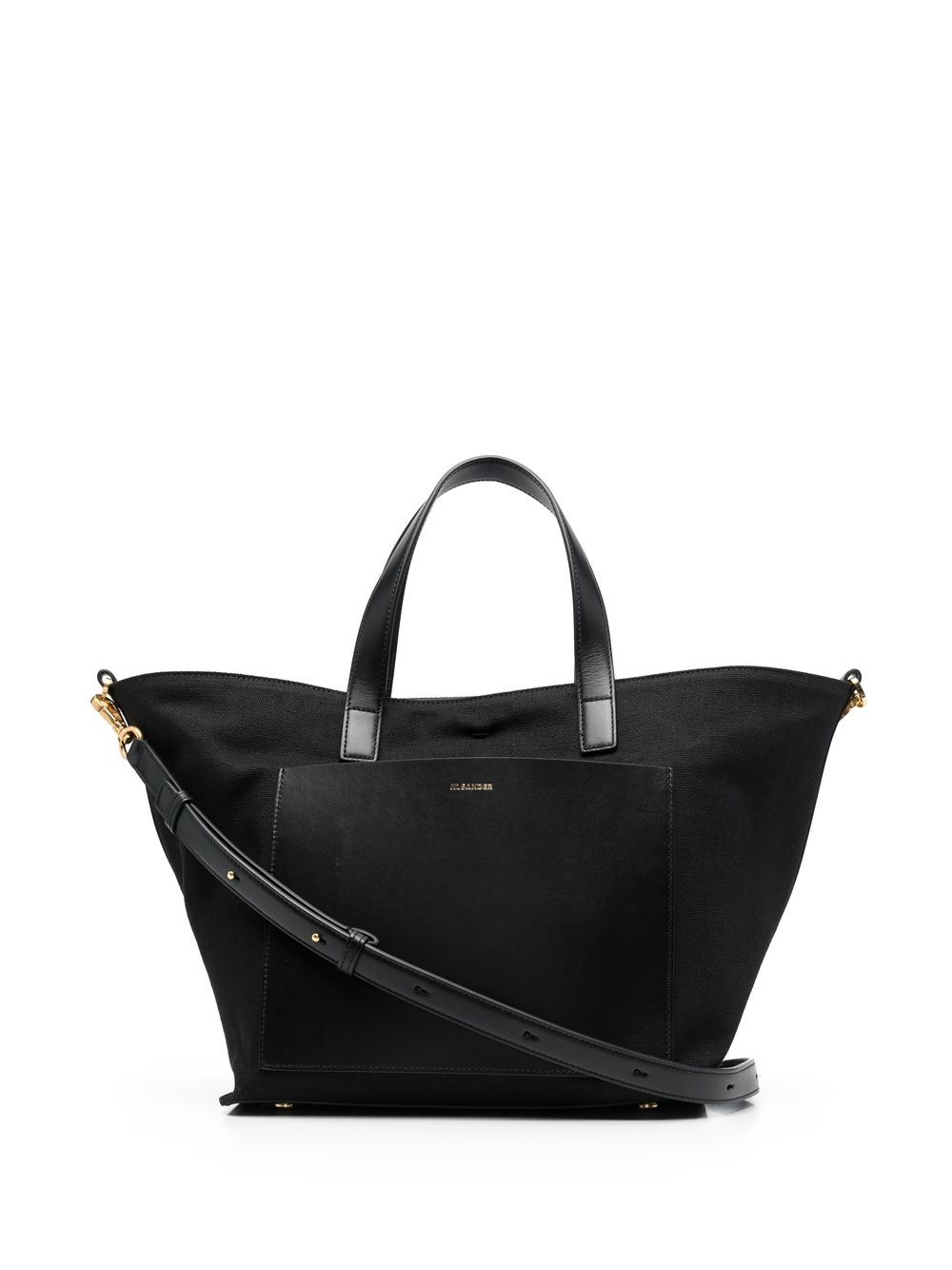 Jil Sander Wander 方形托特包 - 黑色