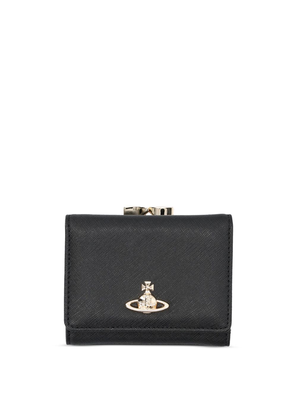 Vivienne Westwood Frame 小号钱包 - 黑色