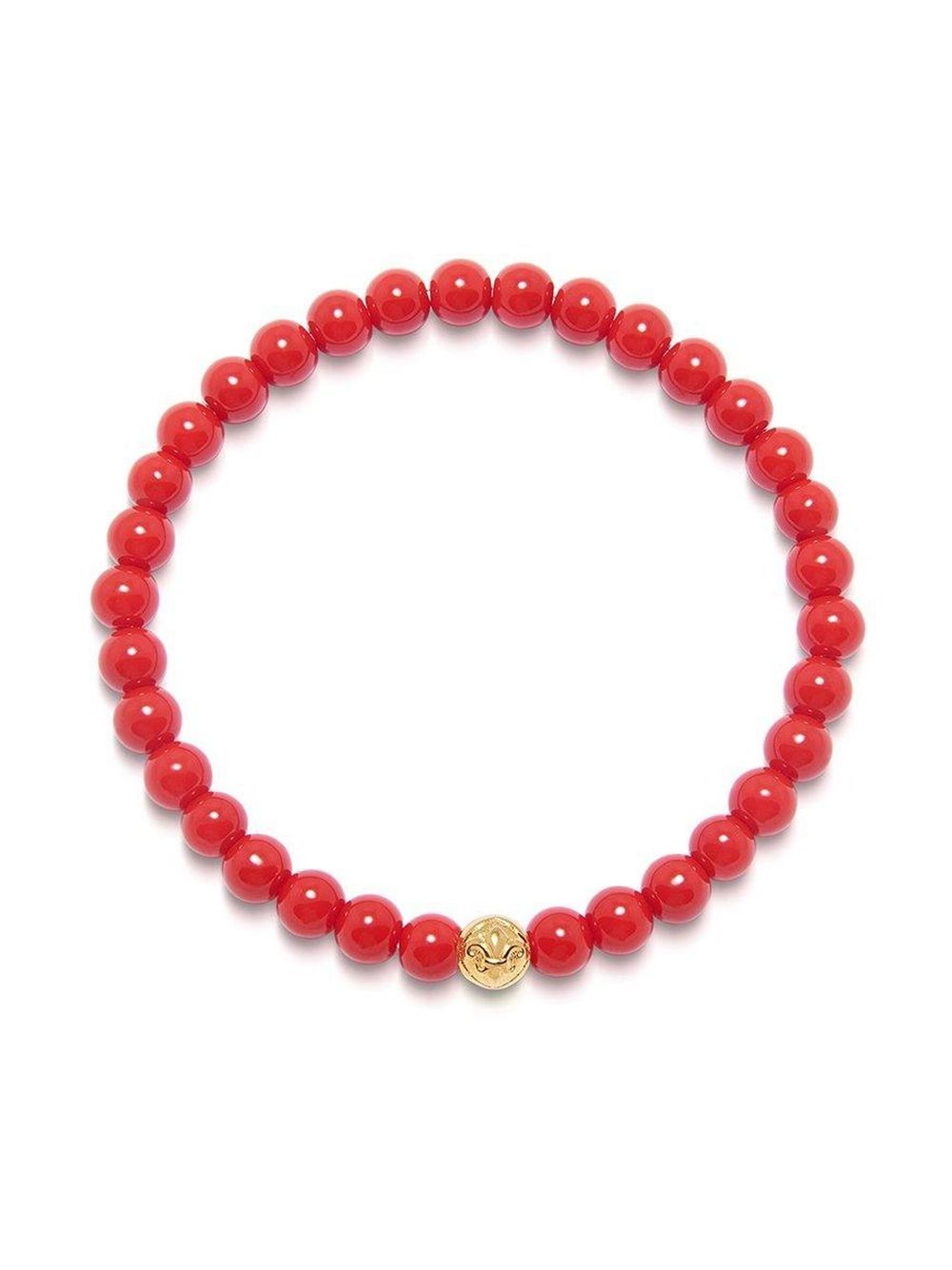 Nialaya Jewelry 玉石串珠手链 - 红色