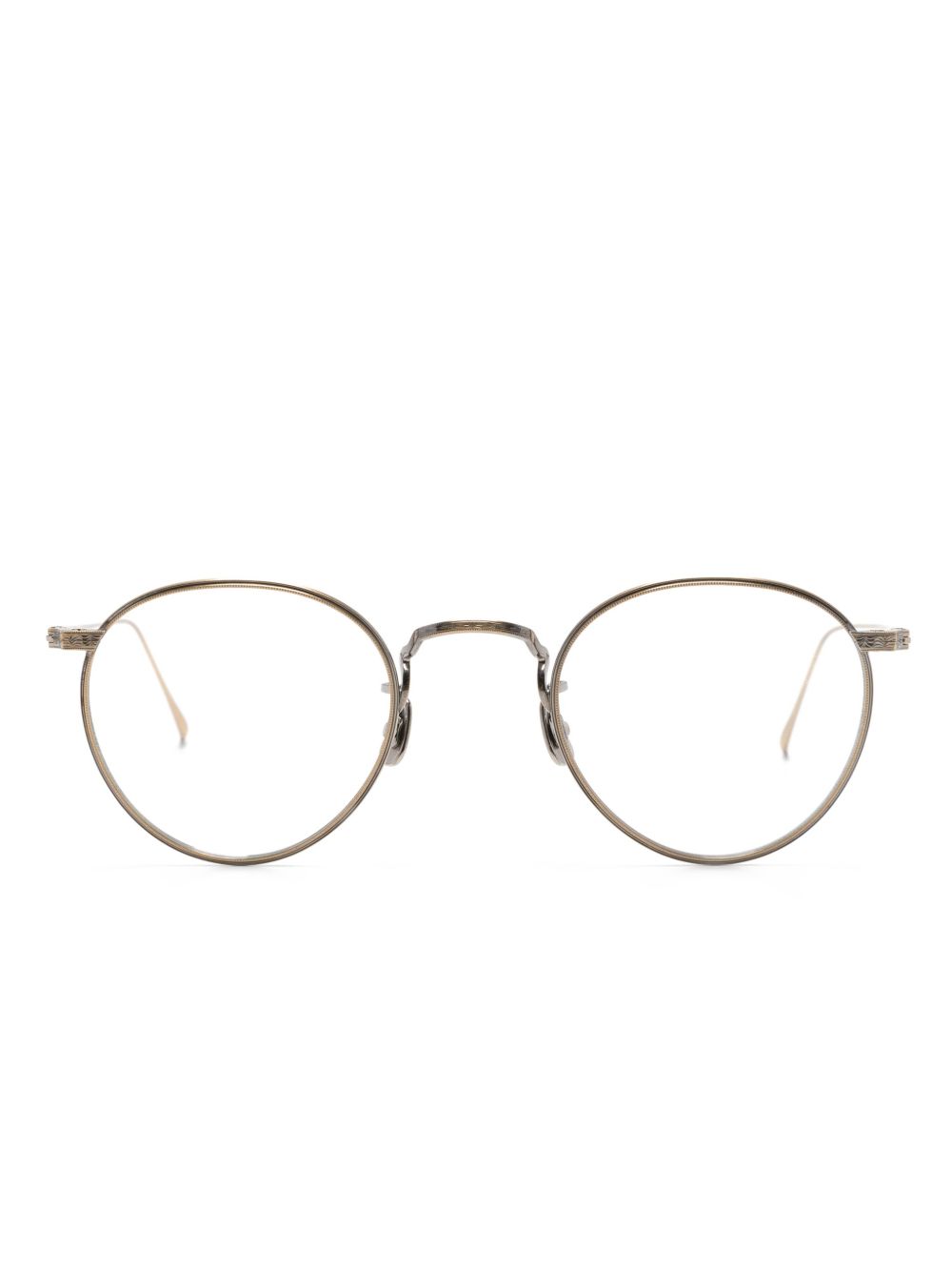Eyevan7285 717D 圆框眼镜 - 金色