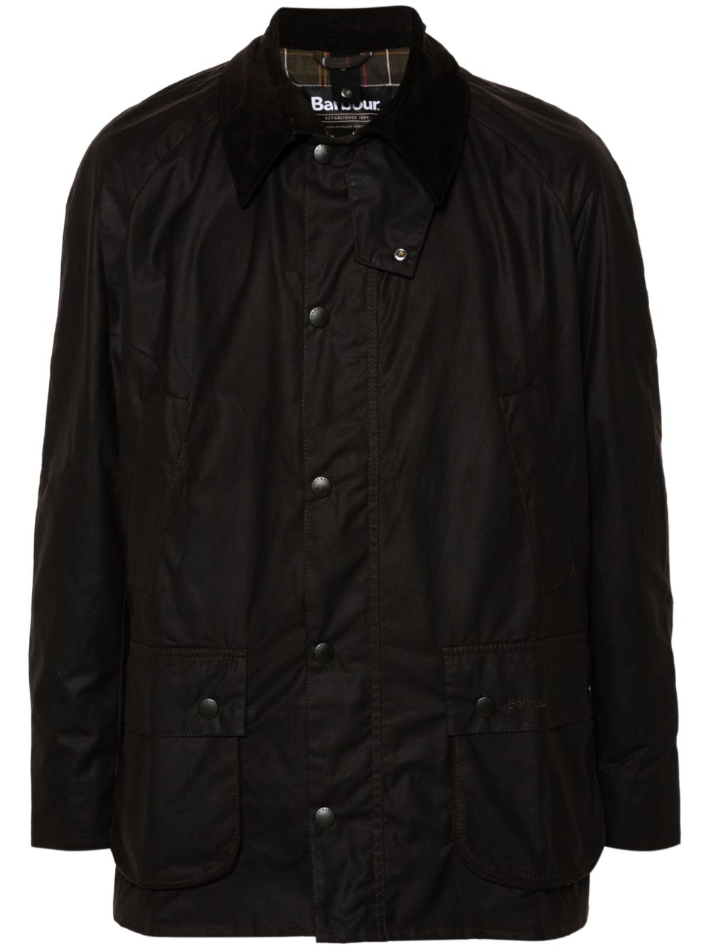 Barbour Ashby Wax 夹克 - 褐色
