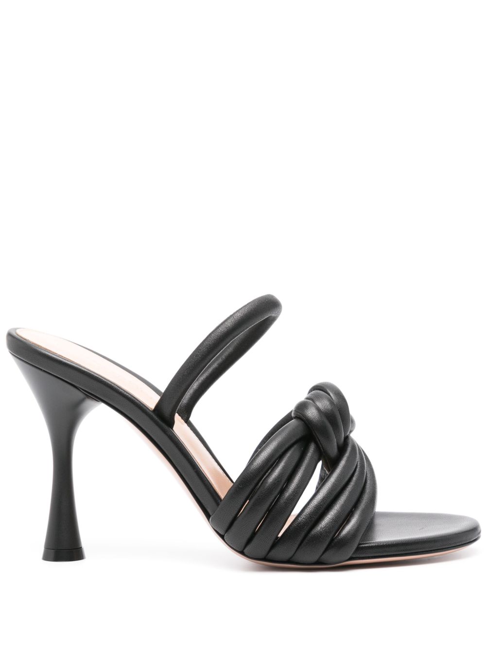 Gianvito Rossi Ottavia 高跟穆勒鞋 - 黑色