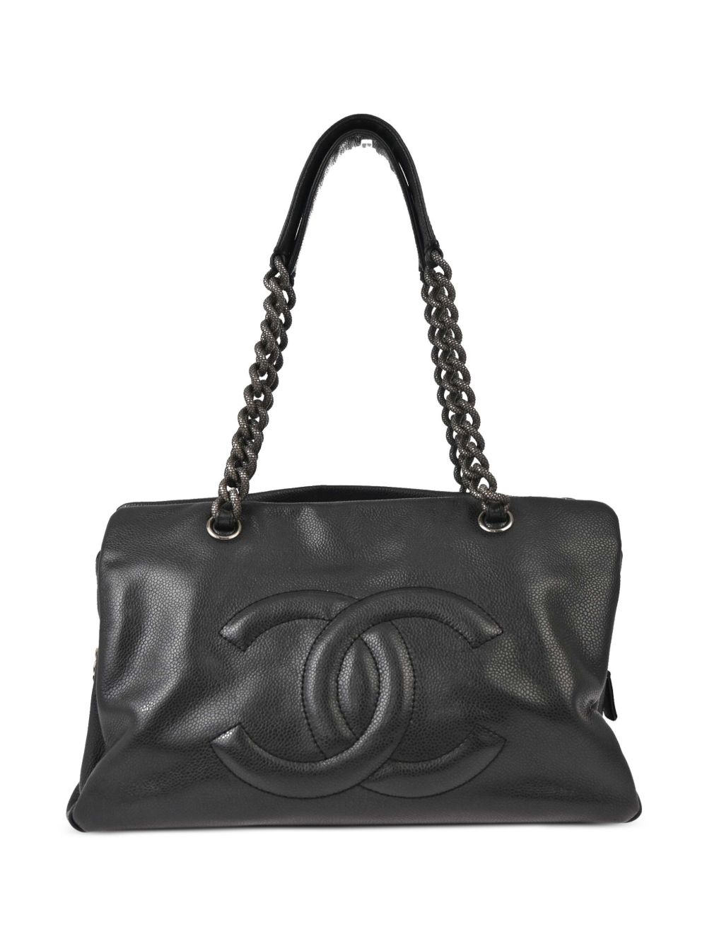 CHANEL Pre-Owned CC 链式手提包（2009年典藏款） - 黑色