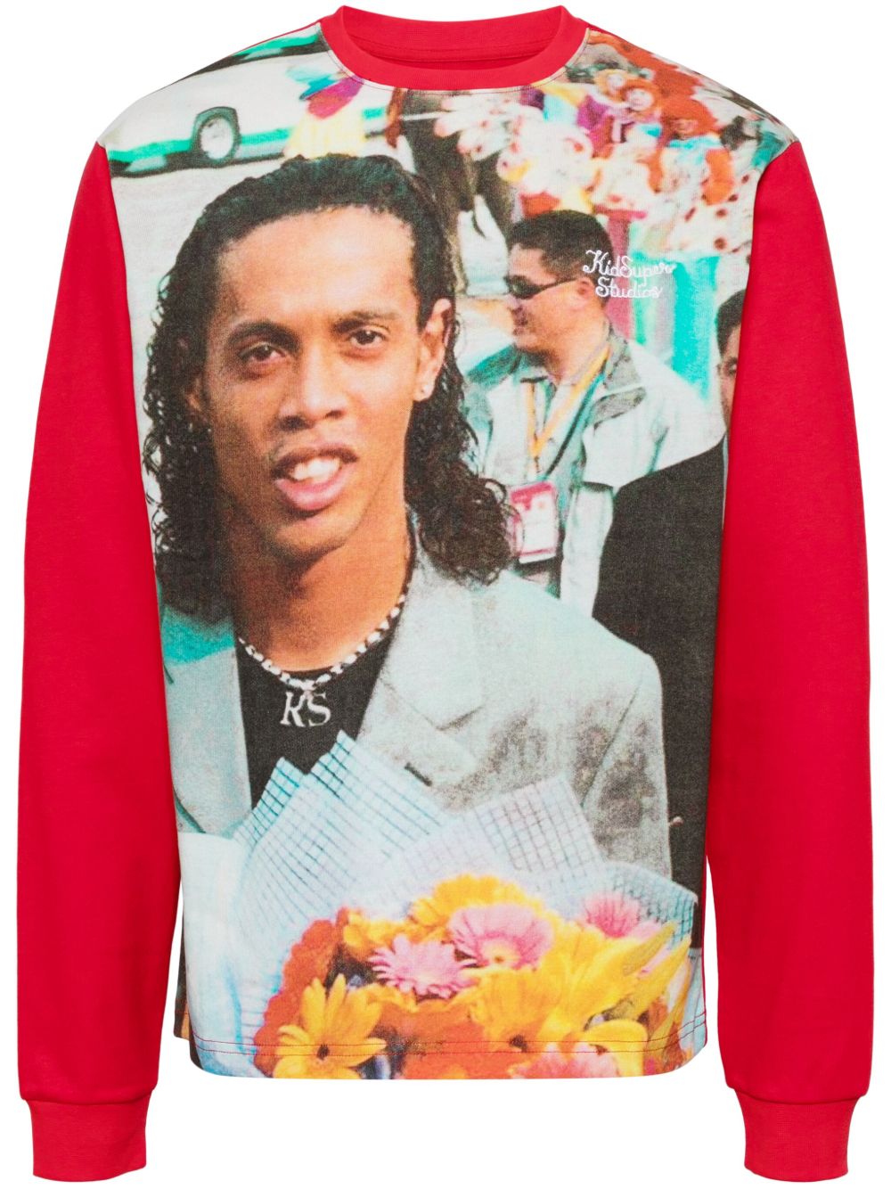 KidSuper x ronaldinho 卫衣 - 红色