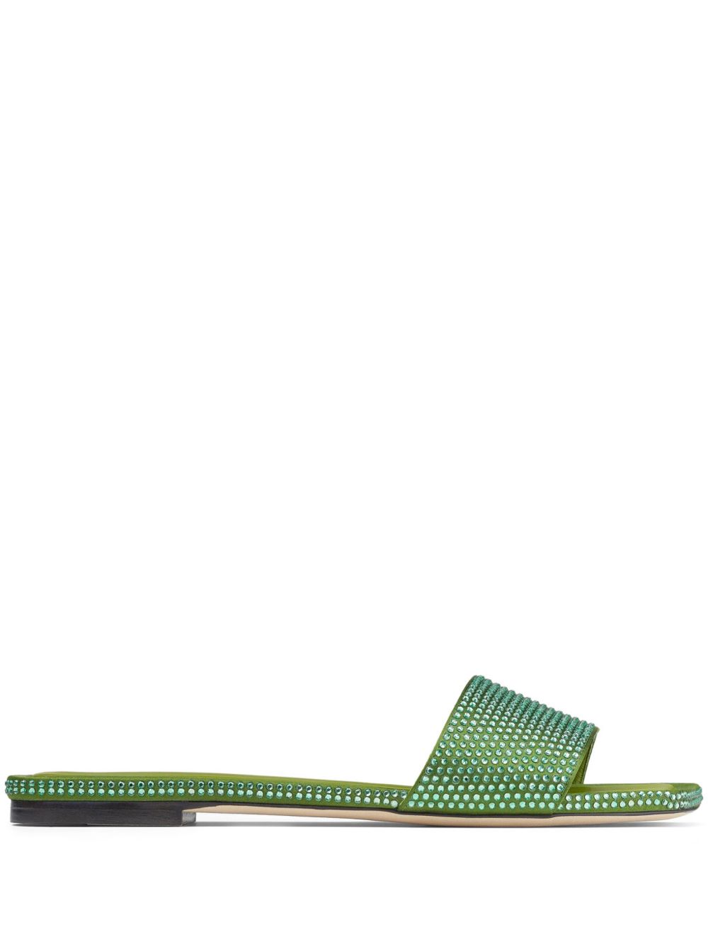 Jimmy Choo Clovis 平底凉鞋 - 绿色