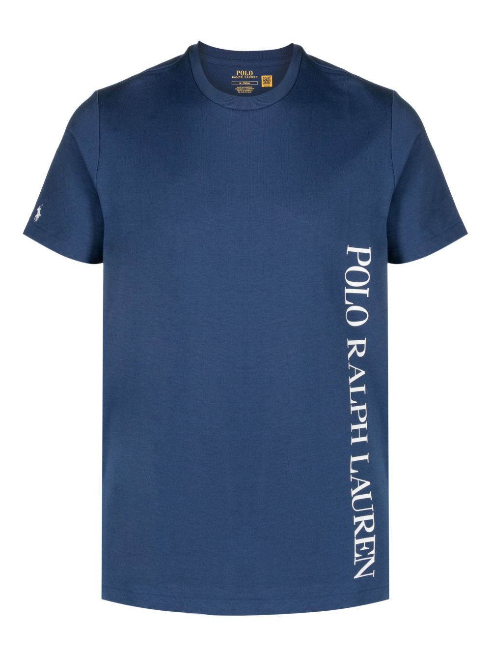 Polo Ralph Lauren logo印花棉混纺T恤 - 蓝色