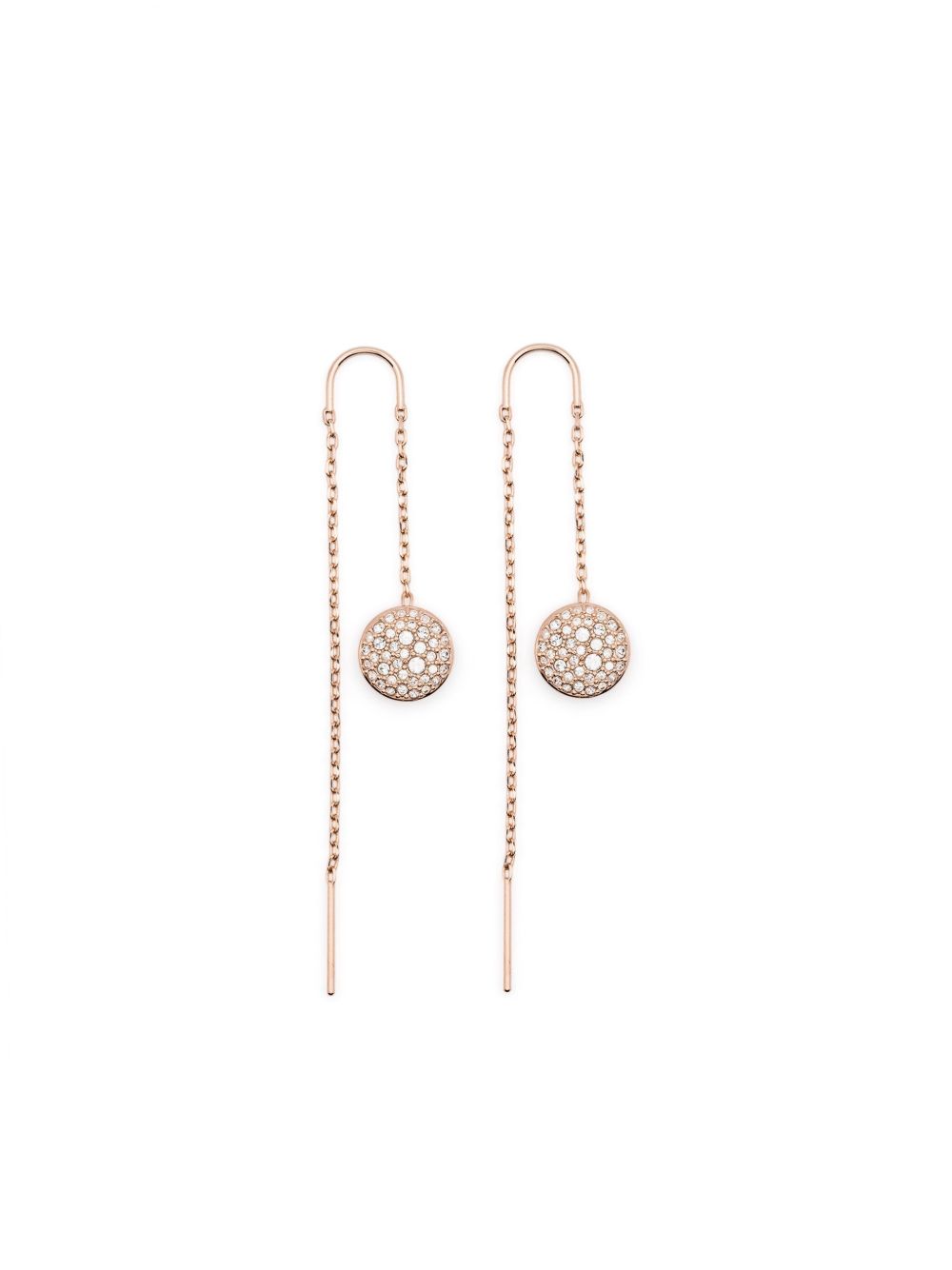 Swarovski Sublima 吊饰耳环 - 金色