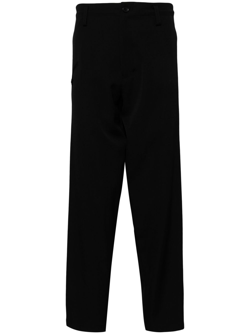 Yohji Yamamoto 羊毛锥形裤 - 黑色