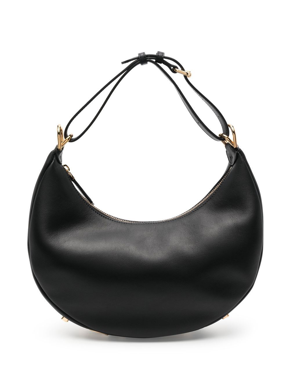 FENDI Fendigraphy 皮质单肩包 - 黑色