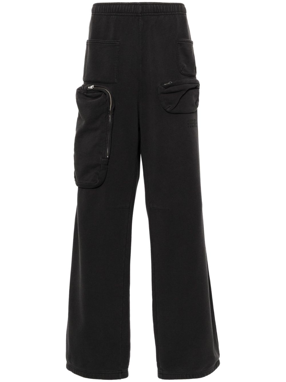 MM6 Maison Margiela 数字图案运动裤 - 黑色