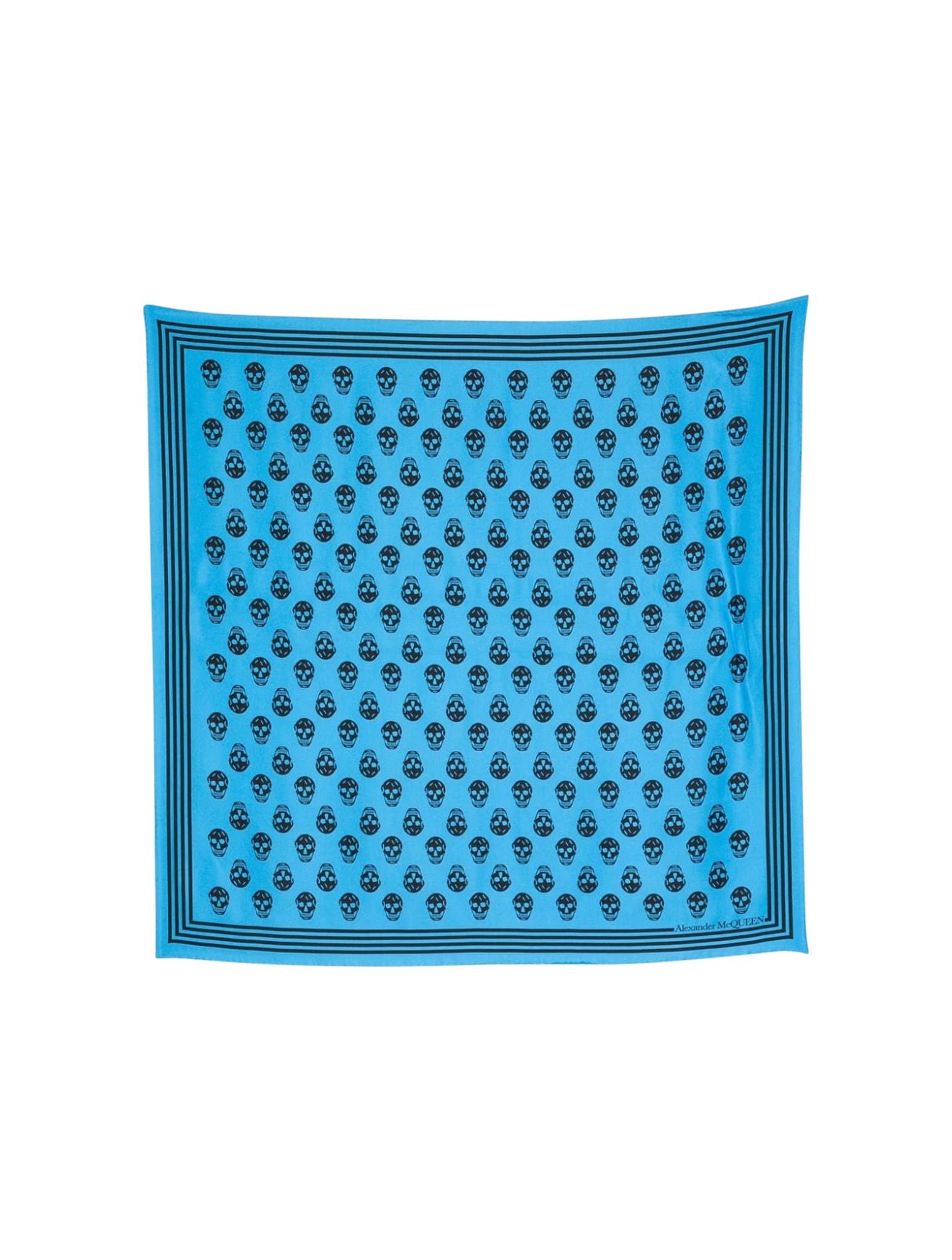 Alexander McQueen Fo Biker 90x90 Twill Silk