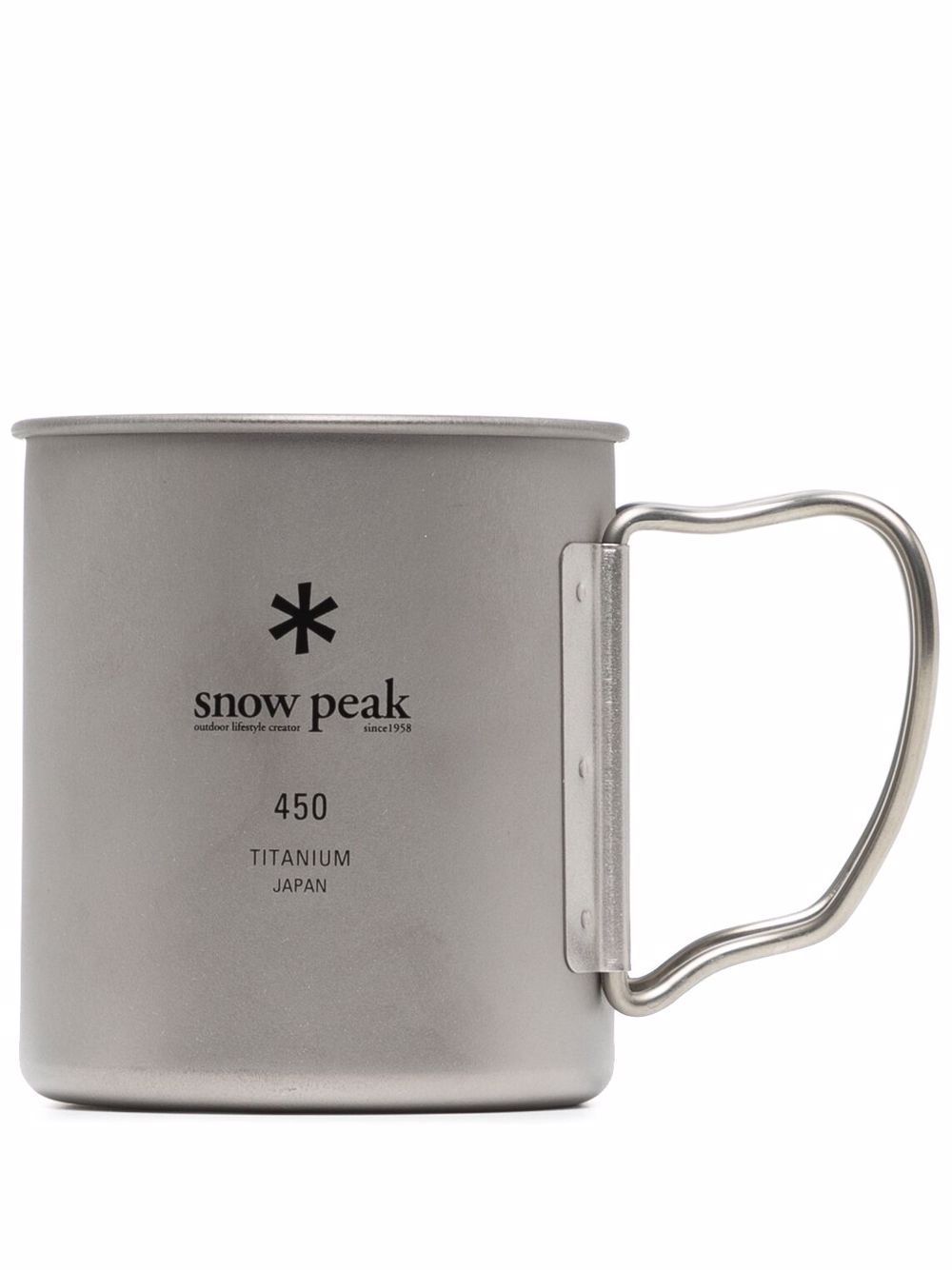 Snow Peak Ti-Single 450 马克杯 - 银色