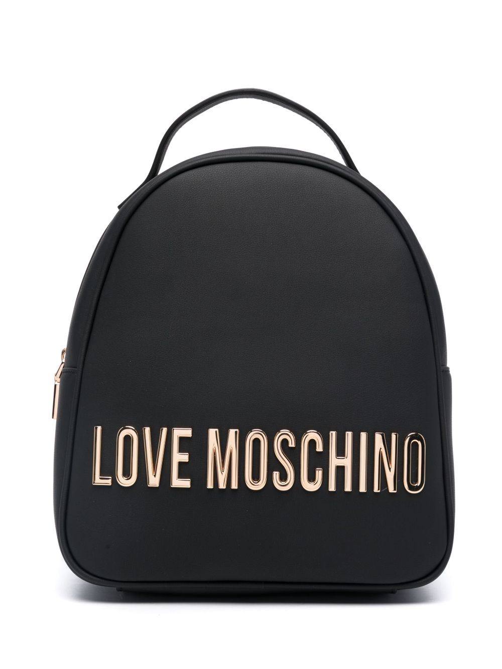 Love Moschino logo双肩包 - 黑色
