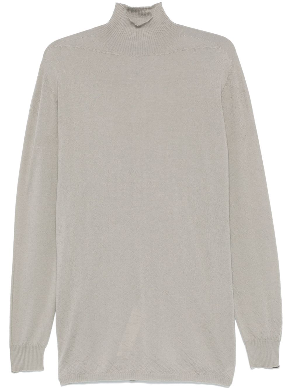 Rick Owens 高领毛衣 - 灰色