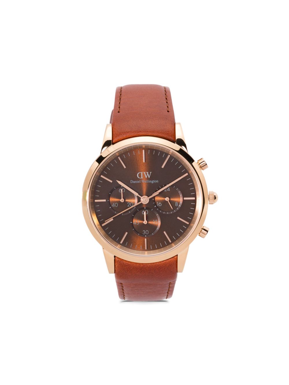 Daniel Wellington Iconic Chronograph St Mawes 42毫米腕表 - 褐色