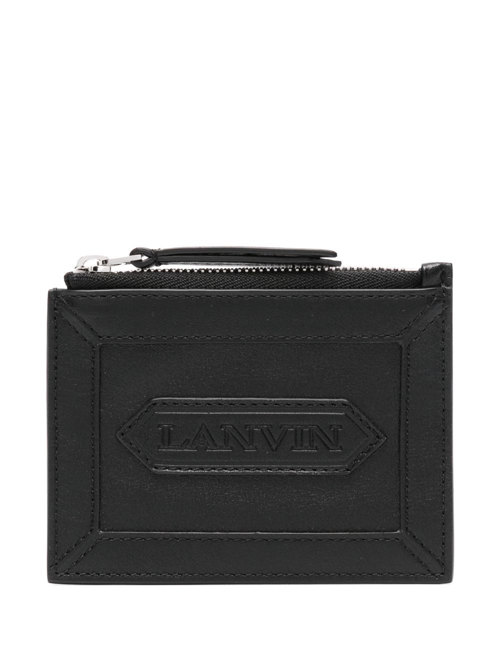 Lanvin 标贴钱包 - 黑色