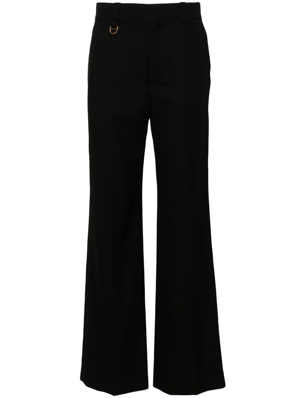 Chloé 雕刻logo长裤 - 黑色