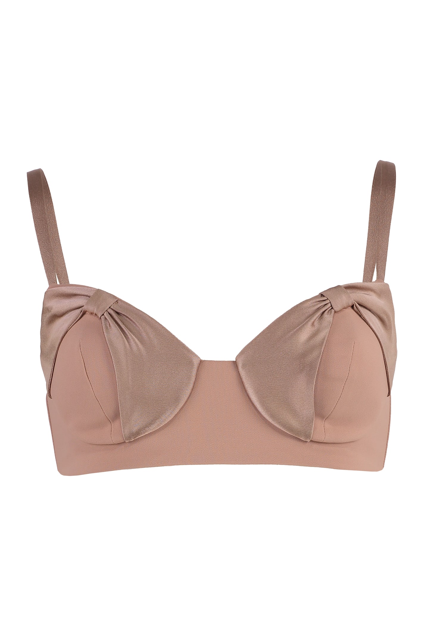Elisabetta Franchi 领带细节绉纱上衣