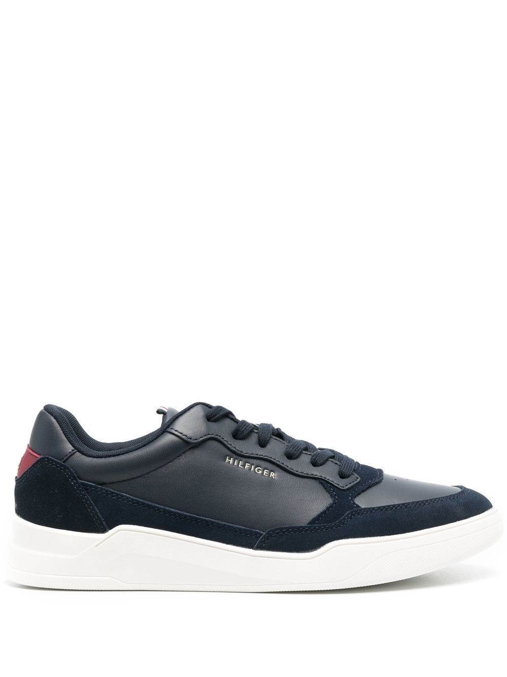 Tommy Hilfiger logo压纹细节运动鞋 - 蓝色