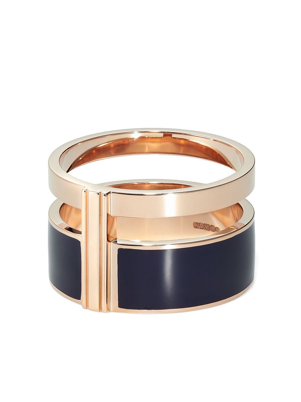 Repossi 18K玫瑰金宽戒指 - 粉色