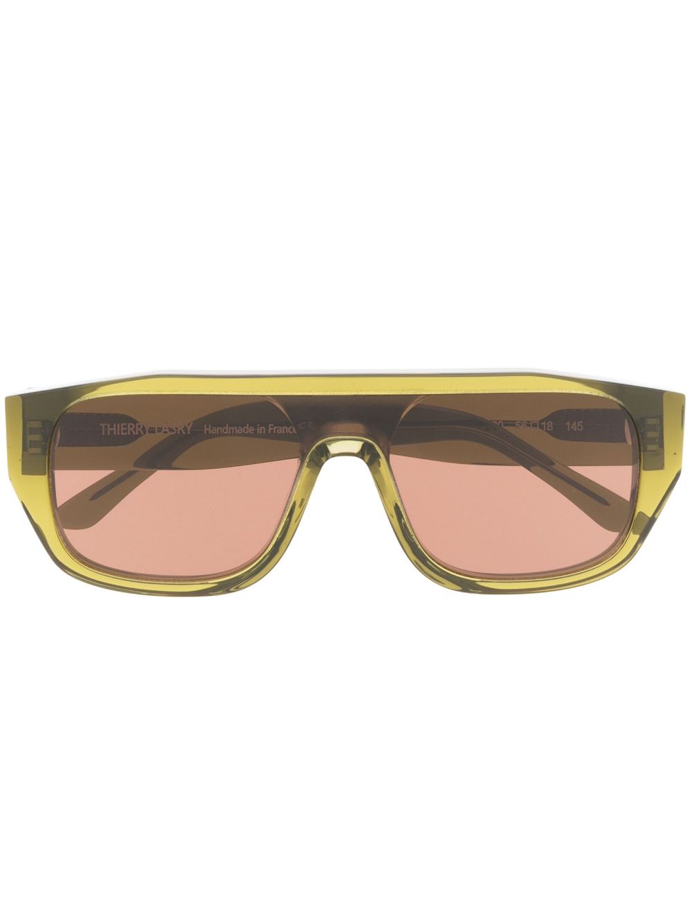 Thierry Lasry Klassy 方框太阳眼镜 - 绿色