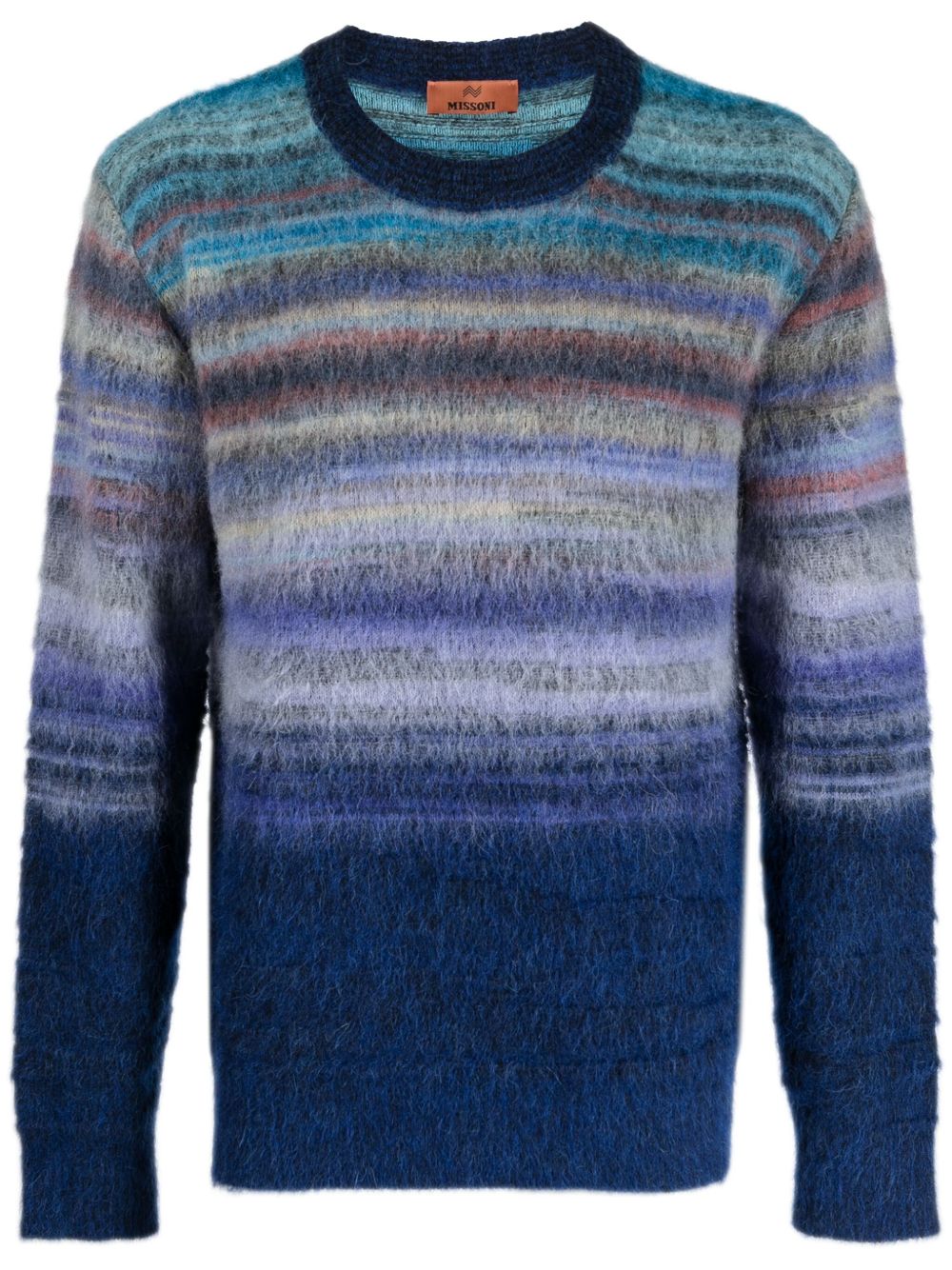 Missoni 罗纹针织毛衣 - 蓝色