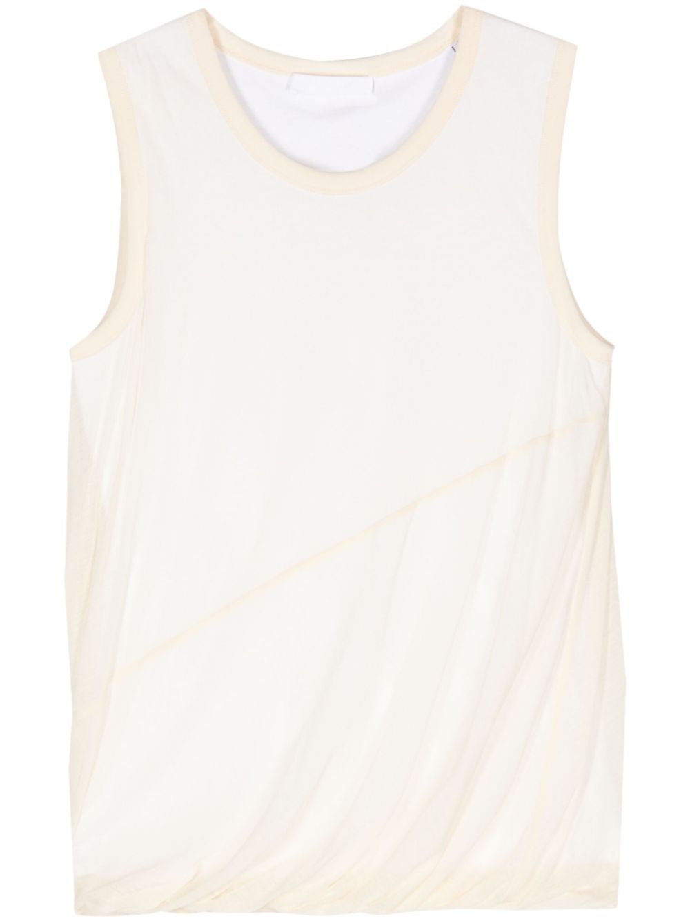 Helmut Lang Bubble 棉坦克背心 - 中性色