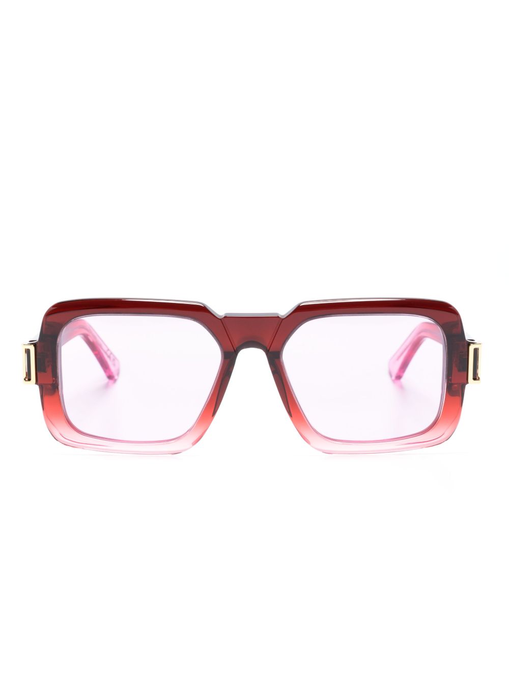 Marni Eyewear Zamalek 方框眼镜 - 红色