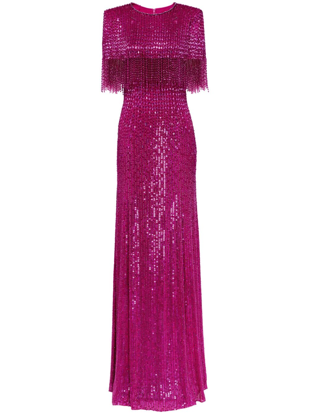 Jenny Packham Lyla 亮片缀饰礼服 - 粉色