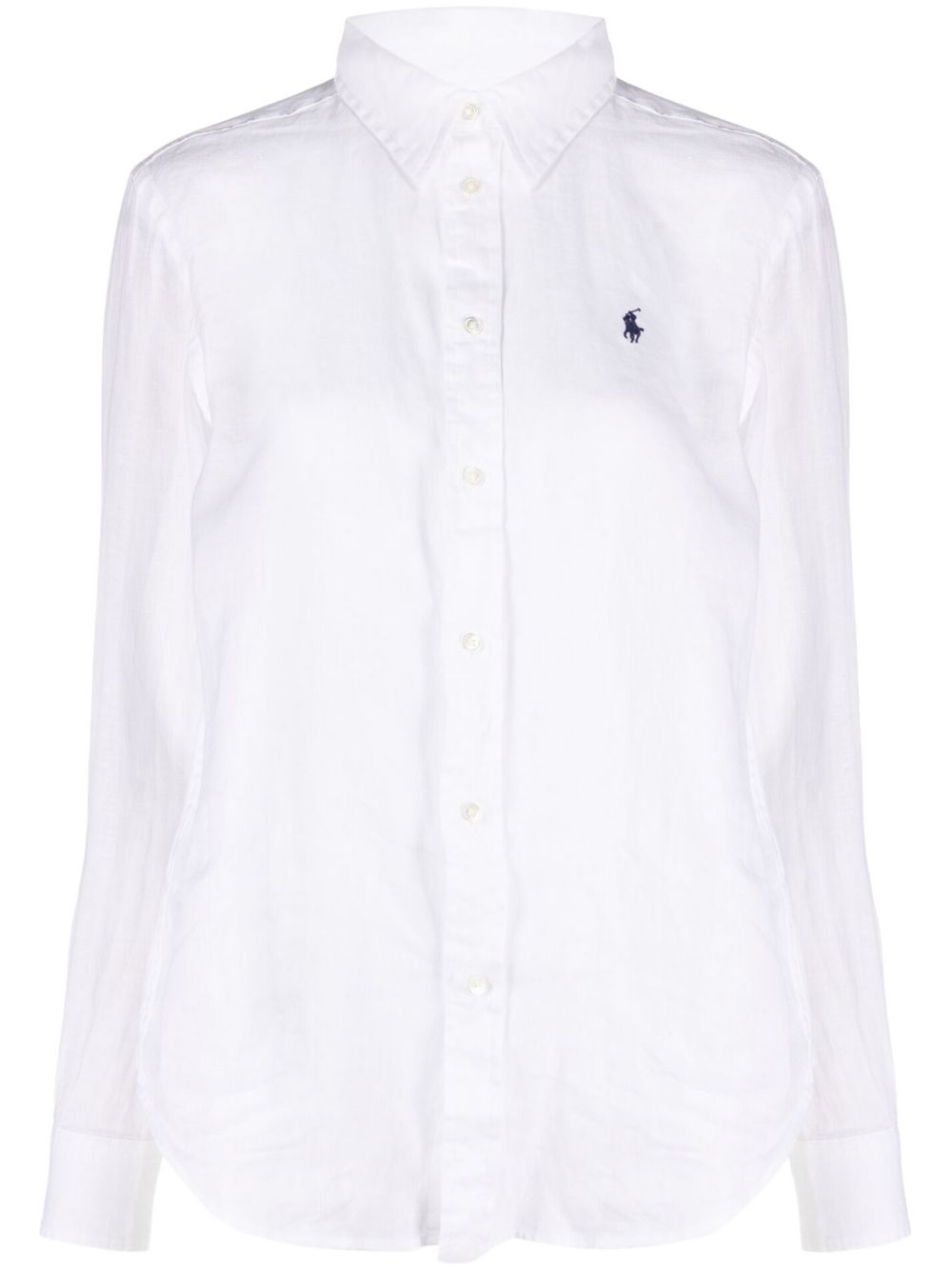 Polo Ralph Lauren Polo Pony 亚麻衬衫 - 白色