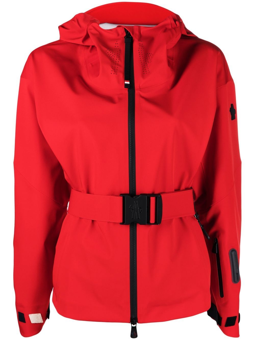 Moncler Grenoble 盟可睐·格勒诺布尔 束腰连帽夹克 - 红色