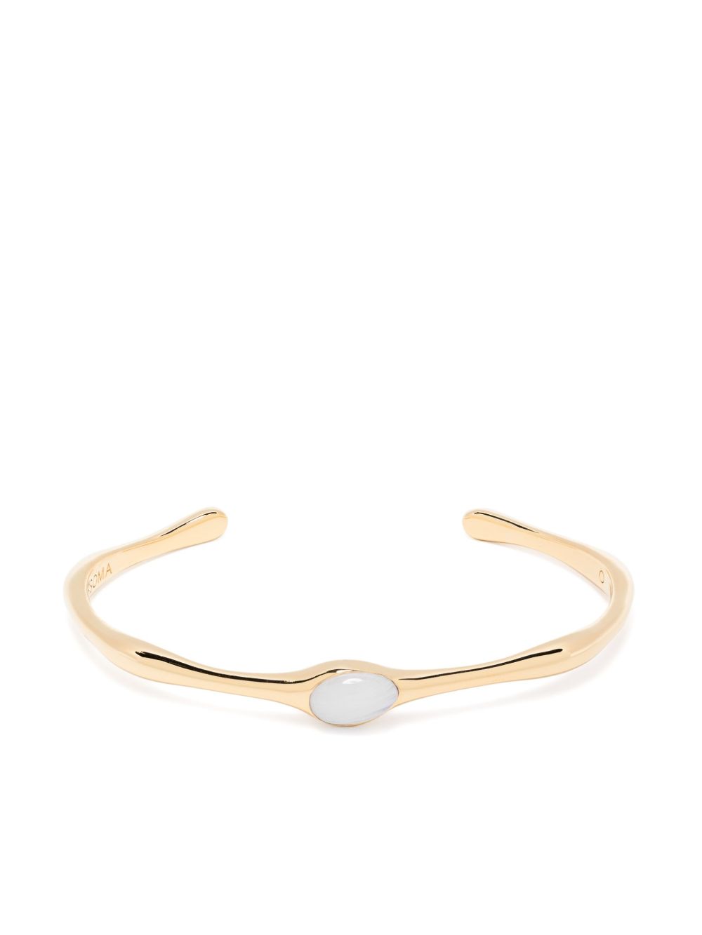 Missoma Magma Rainbow Moonstone cuff bracelet - 金色