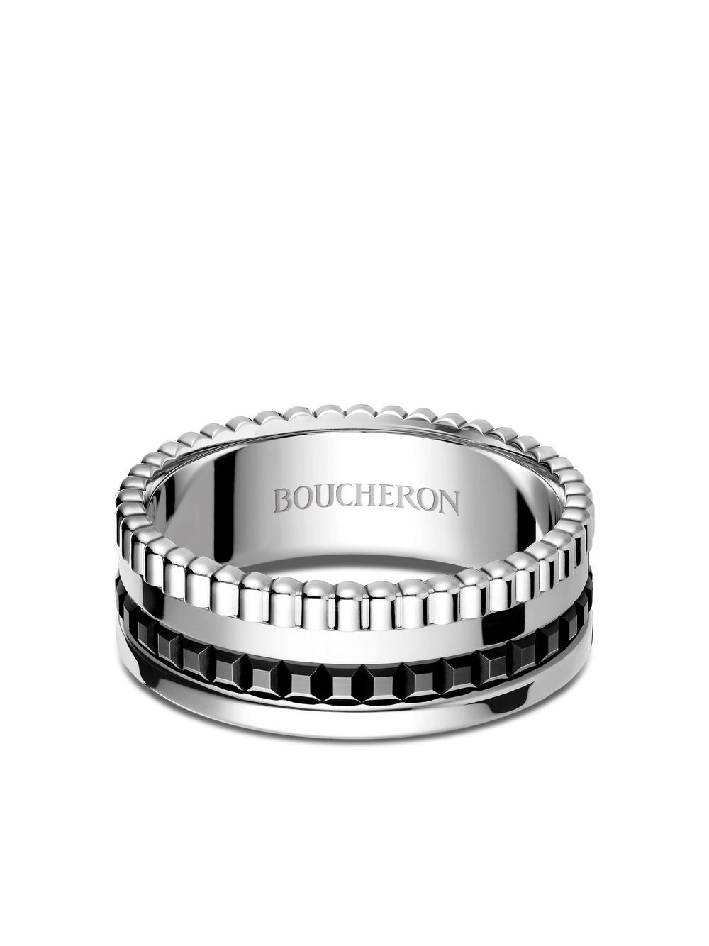 Boucheron Quatre 18k金小号戒指 - 银色