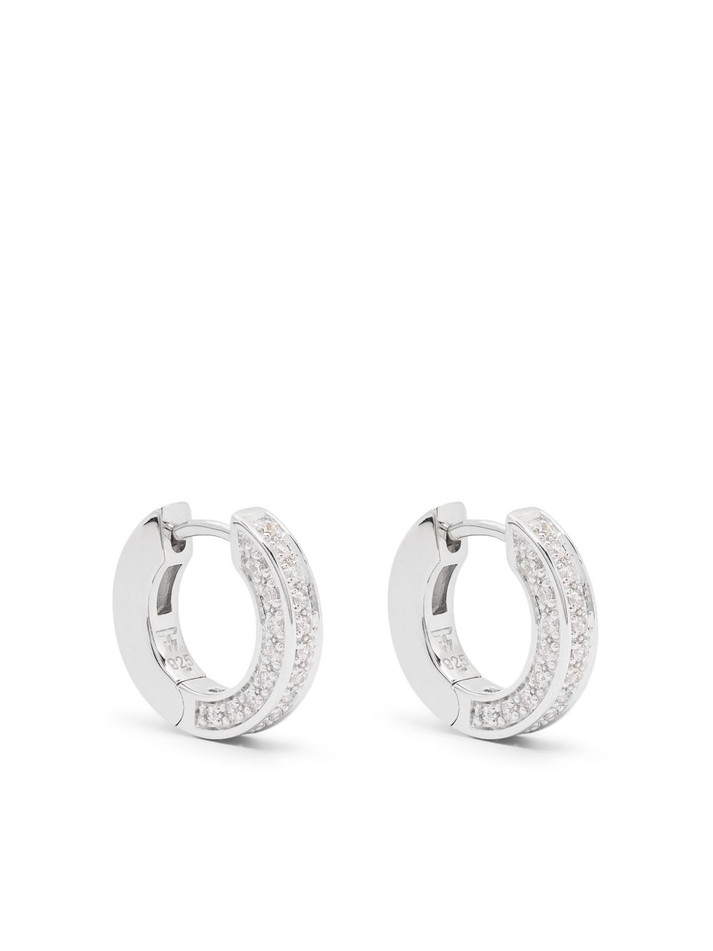 Tom Wood Nova small hoop earrings - 银色