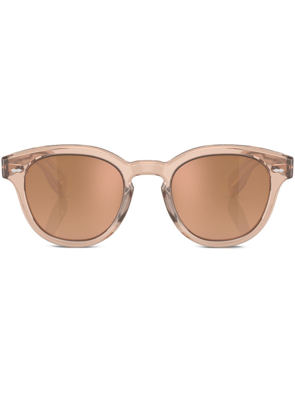 Oliver Peoples Cary Grant 圆框太阳眼镜 - 粉色