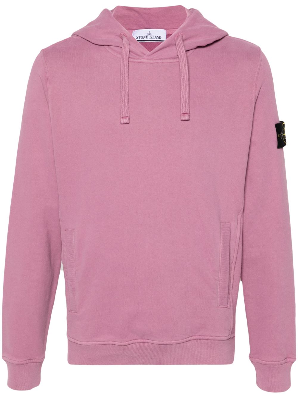 Stone Island 罗盘徽章棉卫衣 - 粉色