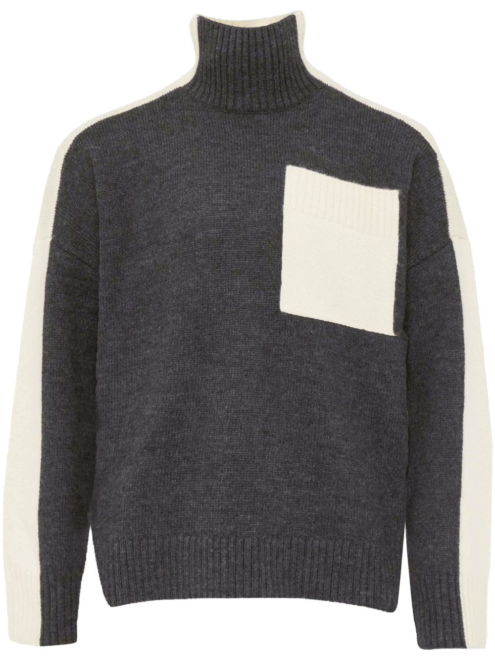 JW Anderson 双色毛衣 - 灰色