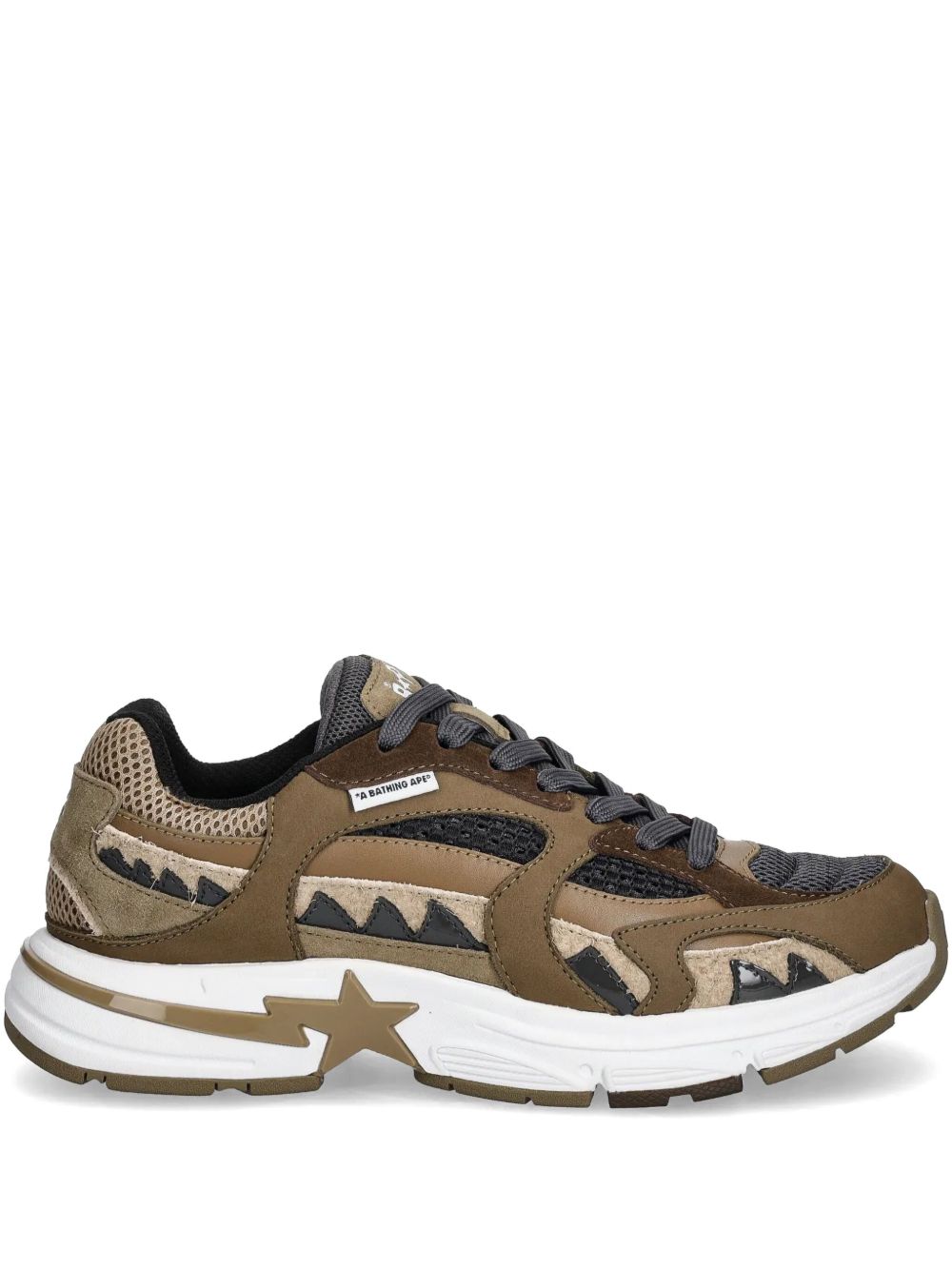 A BATHING APE® Shark STA 运动鞋 - 褐色