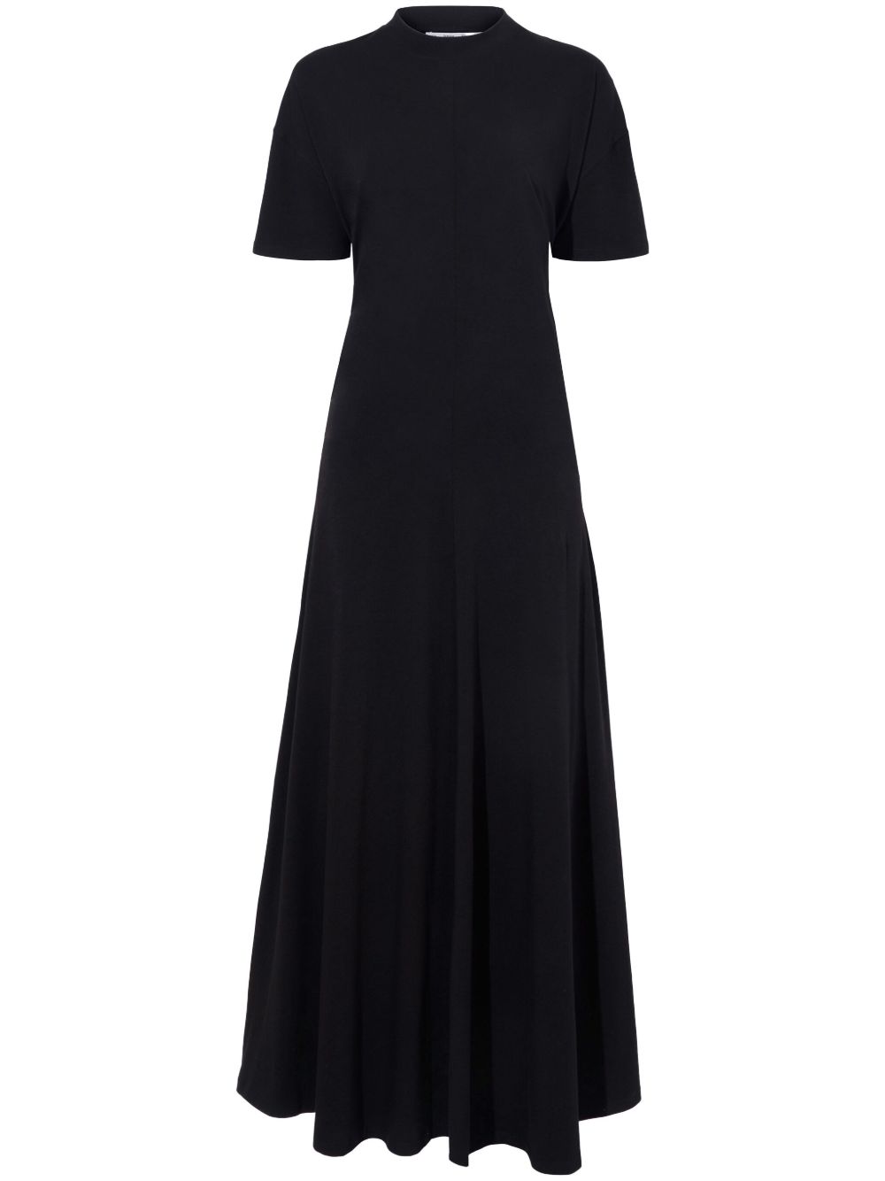 Proenza Schouler White Label Noelle 棉超长连衣裙 - 黑色