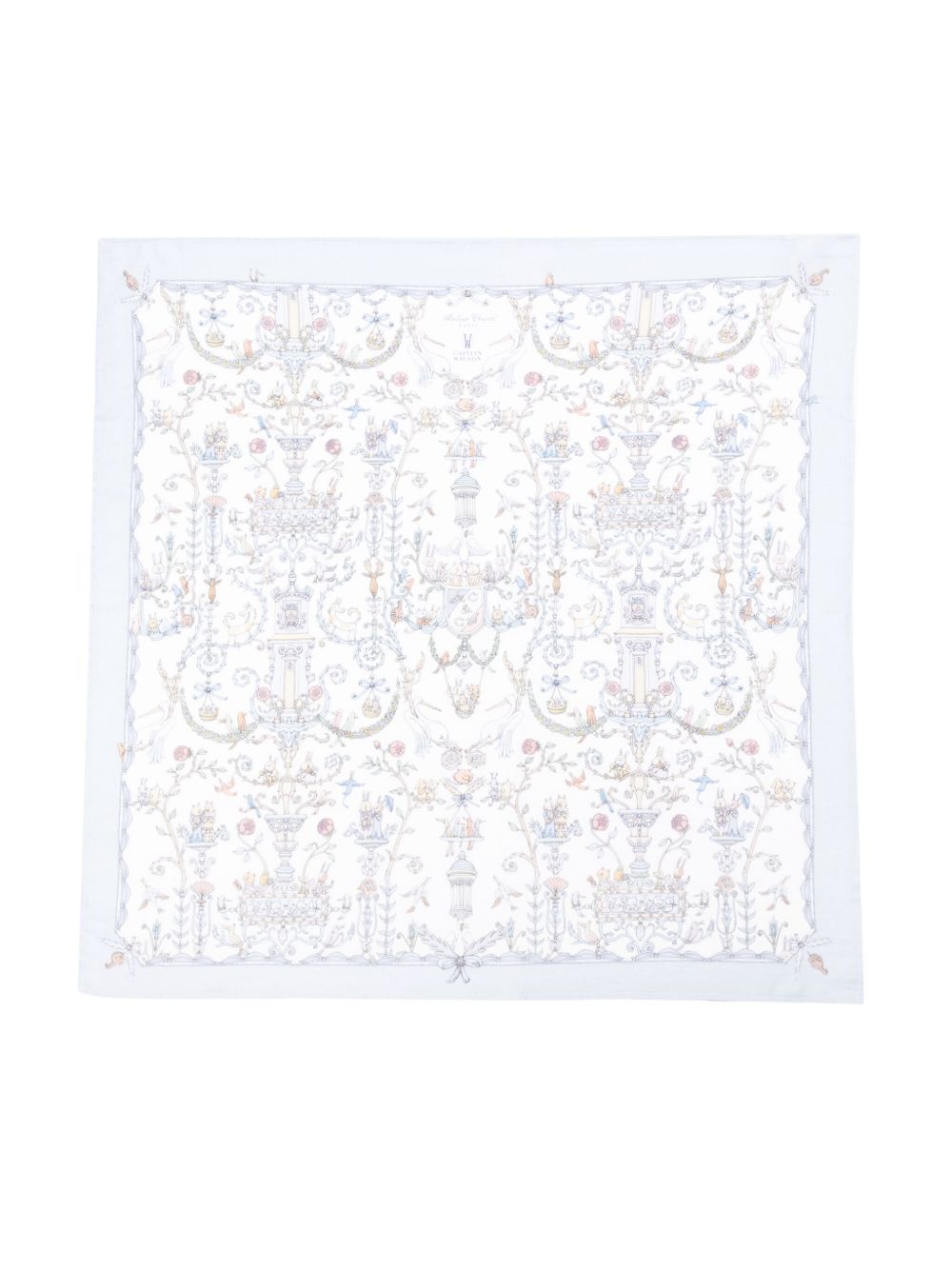 Atelier Choux x Caitlin Wilson Toile De Jouy 方巾 - 白色
