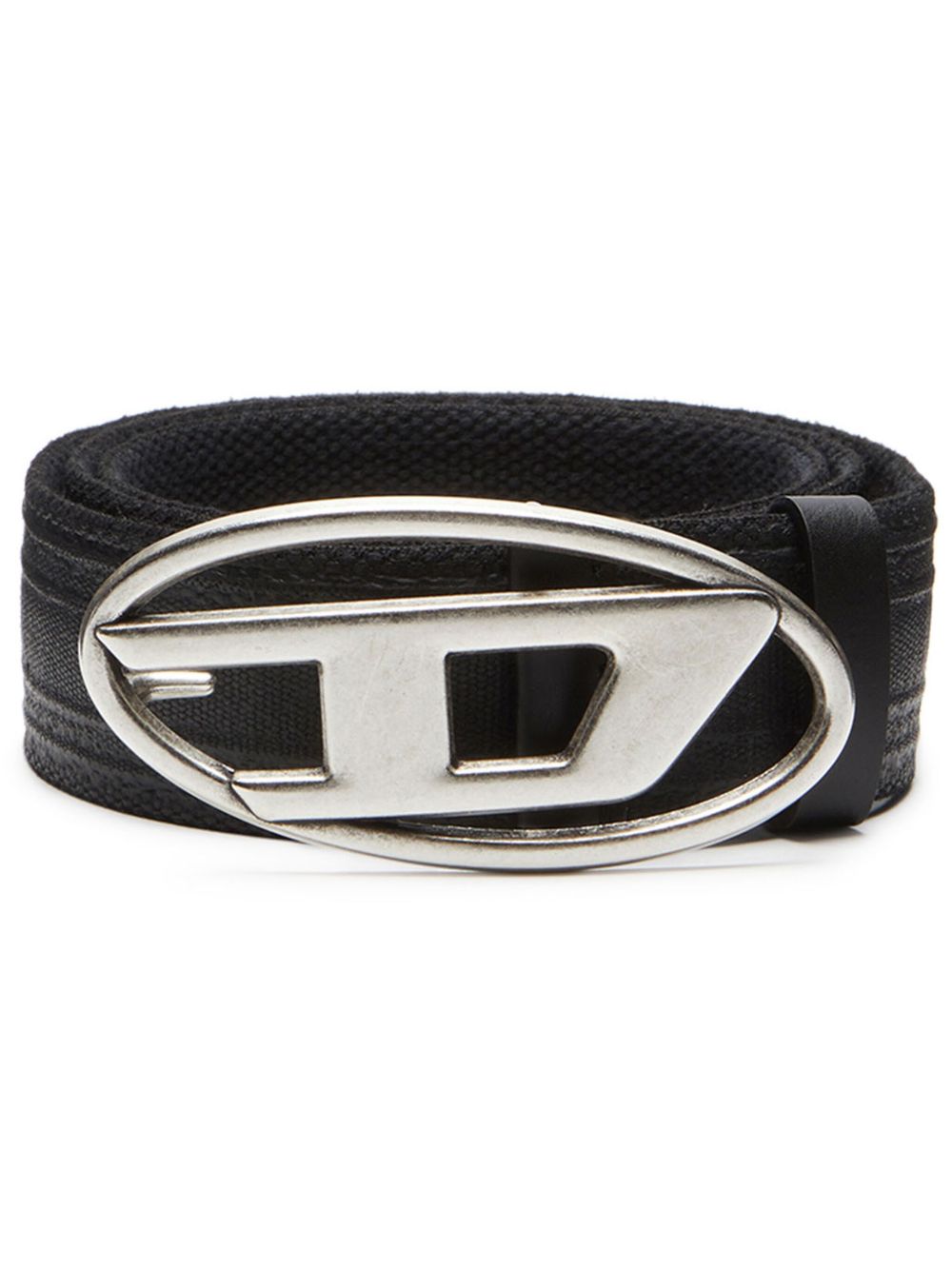 Diesel B-1DR Tape 棉腰带 - 黑色