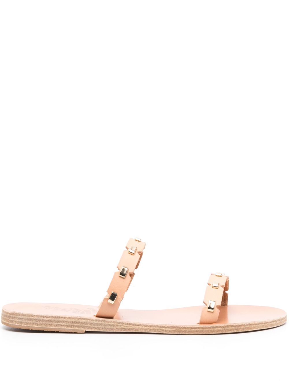 Ancient Greek Sandals Kara 皮质拖鞋 - 中性色