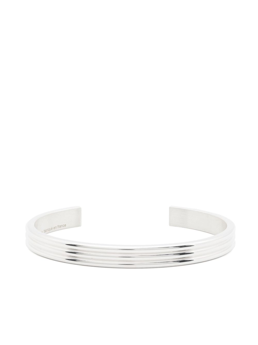 Le Gramme Godron bracelet - 银色