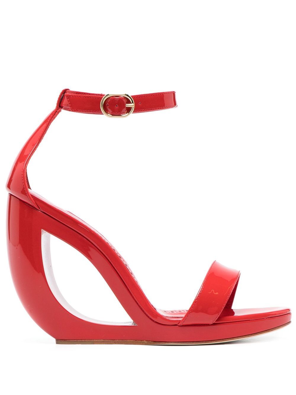 Manolo Blahnik Rocar 高跟凉鞋 - 红色