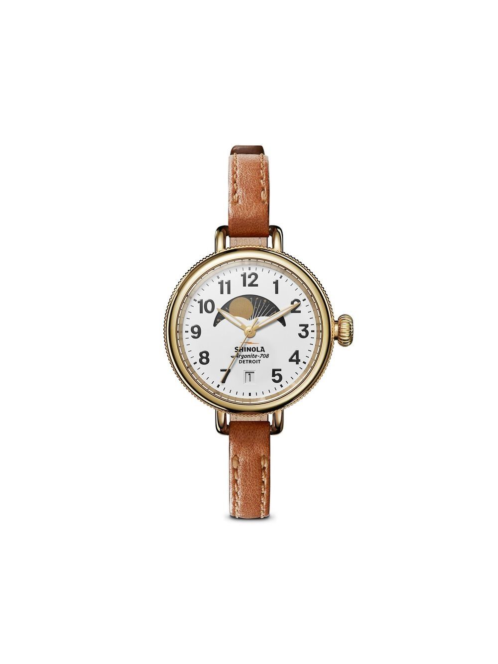 Shinola The Birdy Moon Phase 34毫米腕表 - 白色