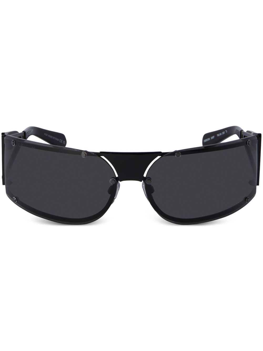 Off-White Eyewear Kenema 超大框太阳眼镜 - 黑色