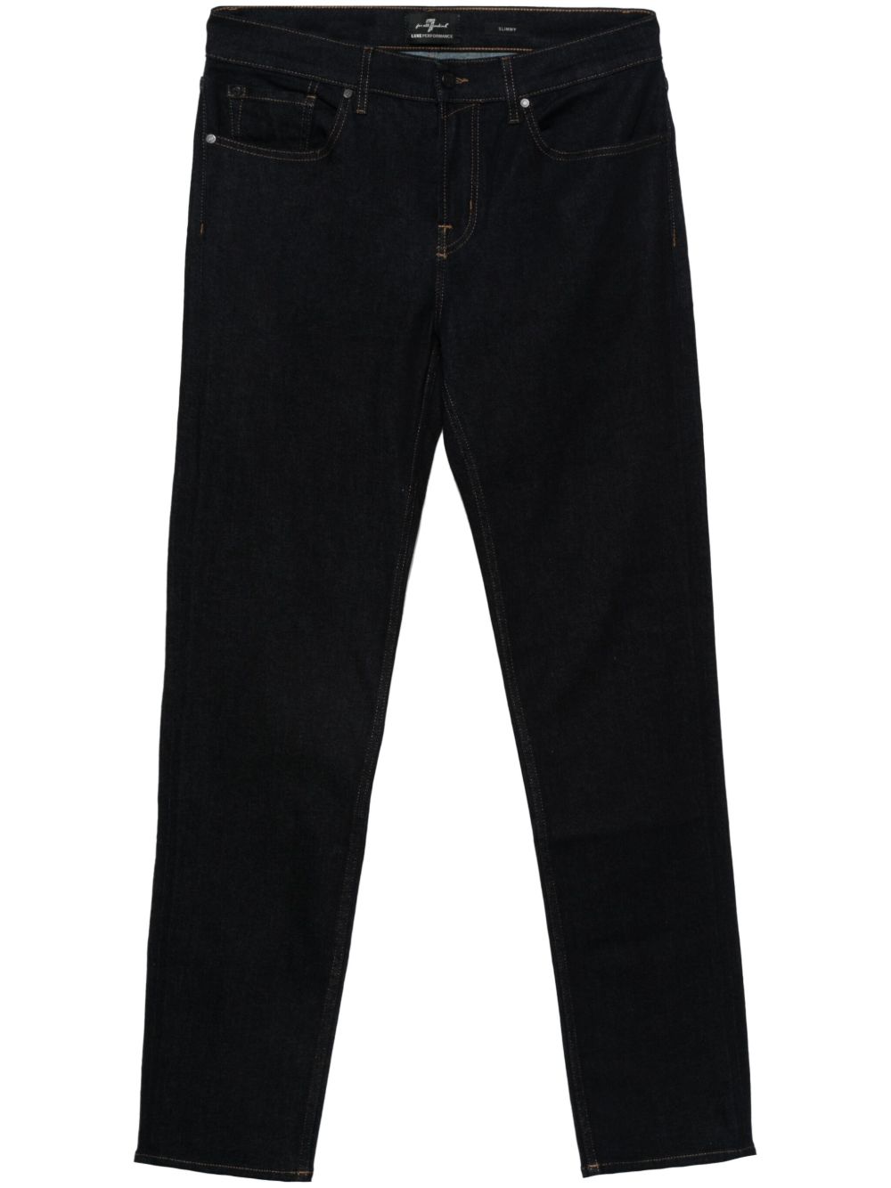 7 For All Mankind 中腰修身牛仔裤 - 蓝色