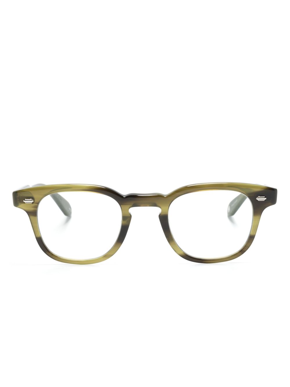 Garrett Leight Sherwood 方框眼镜 - 绿色