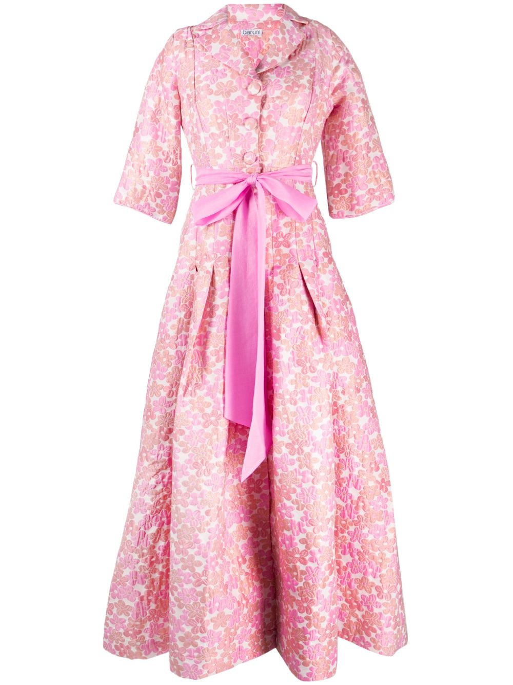 Baruni Loretta 花卉印花礼服 - 粉色